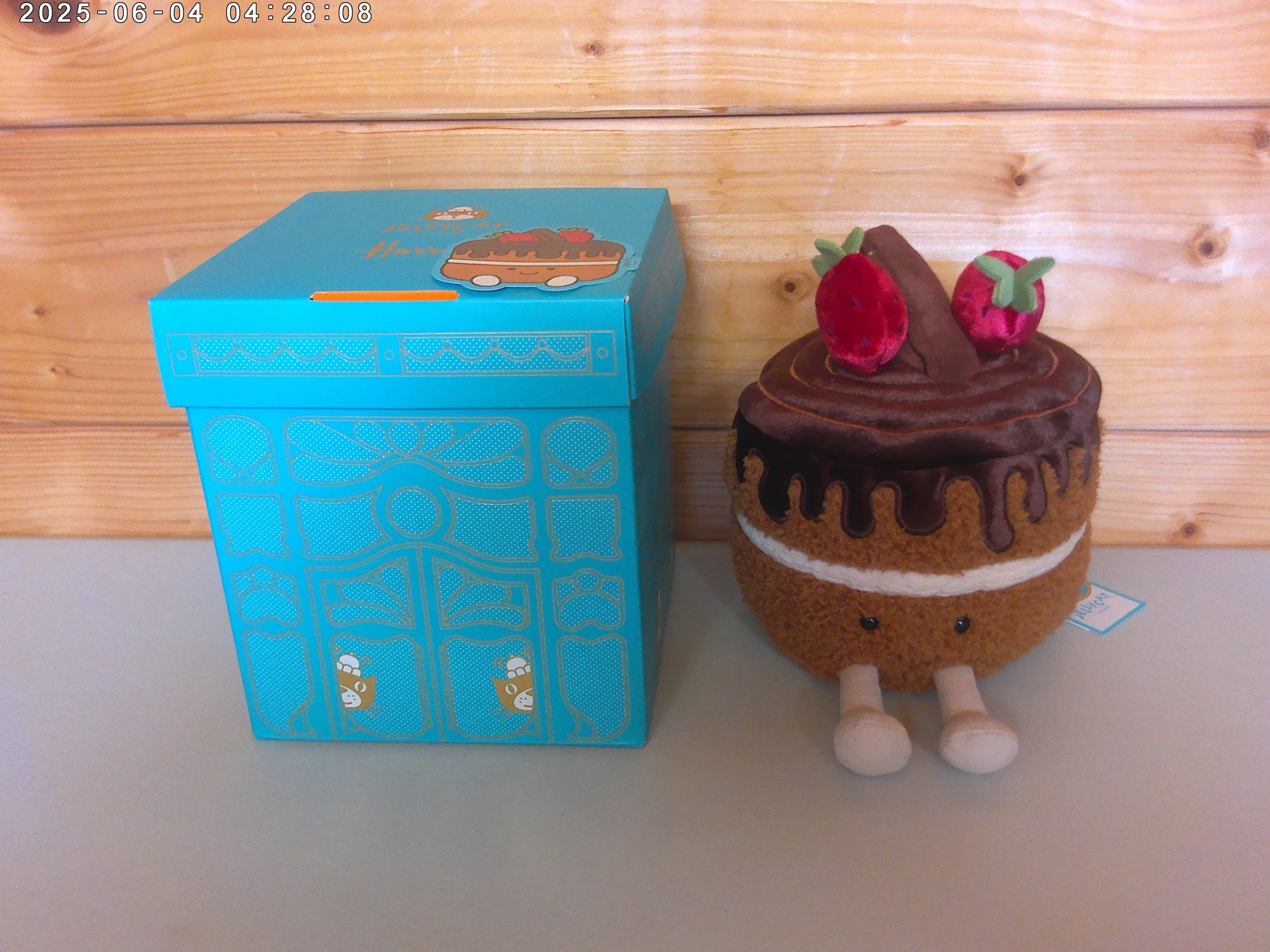 Jellycat Harrods Exclusive Glacy Chocolate Cake - New with Tags